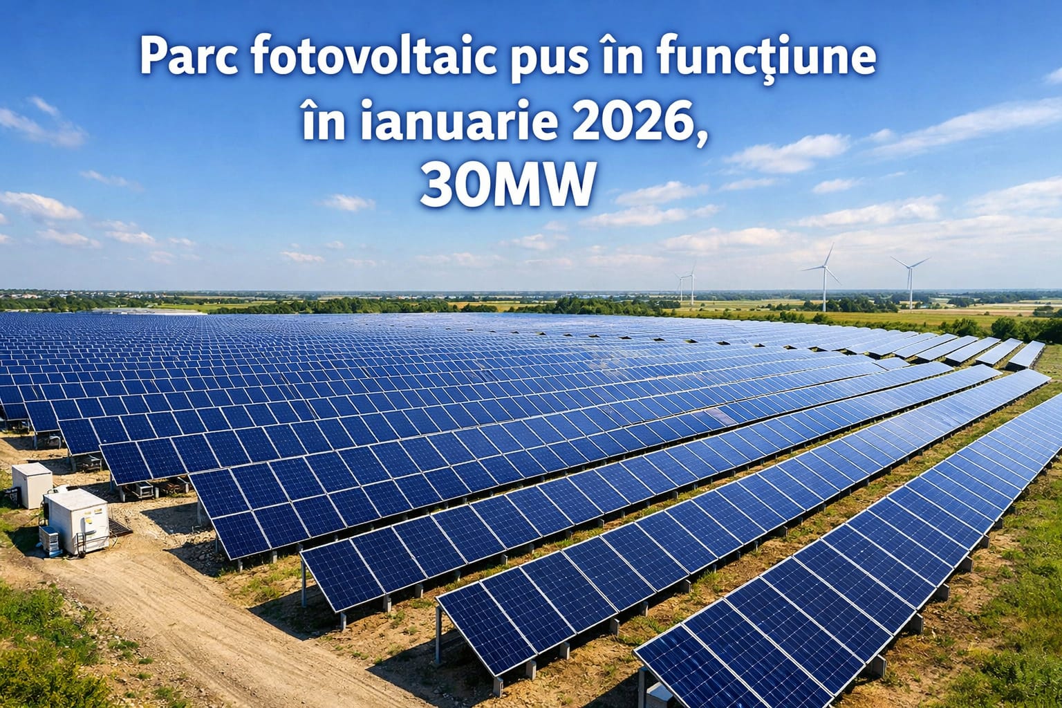 Vanzare Parc Fotovoltaic 30MW